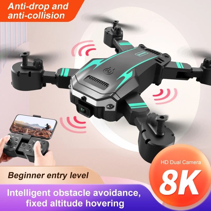 8K Professional Drone Quadcopter with high-resolution videos & photos,Dual-camera for panoramic views & detailed close-ups, Advanced Obstacle Avoidance