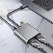USB-C to Dual HDMI Adapter Connects USB-C device to 2 external HDMI displays Expands your workspace for multitasking & presentations