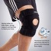 Open Patella Knee Brace with Neoprene Stabilizer - Improve Mobility for Running, Basketball, Meniscus Tears, Arthritis, and ACL Injuries - For Men and Women