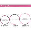 Detachable and Size Adjustable Weighted Hoola Hoop for Fitness: Fun Way to Lose Weight, Burn Fat