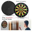 17-Inch Magnetic Dart Board for Indoor Games and Parties (Great gift for all Ages)