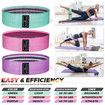 Resistance Exercise Booty Bands (3 levels) for Toning Legs and Building a Stronger Butt
