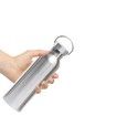 Durable 1L Stainless Steel Water Bottle for Active Lifestyles: BPA-Free, Non-Insulated for Bikers, Runners, Hikers, and Outdoor Adventures