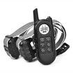 Train 2 Dogs Effectively: Rechargeable Electric Dog Collar with Shock, Vibration, and Waterproof Remote Control