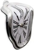 Salvador Dali Inspired Melting Clock: Decorative Table or Desk Clock with Flowing Time Design