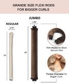 Heatless Curler with 4 Rods and Headband for Salon-Quality Curls Without Heat Damage