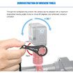 Aluminium 360° Rotating Handlebar Mount for GoPro and Action Cameras - Mountain Bike Compatible