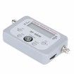 Digital Signal Finder Meter for Dish Network, DirecTV, and FTA-White