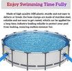 4-Pack Intex Pool Pipe Holders for Sag-Free and Long-Lasting Hoses (Blue) Keep Your Pool Pristine