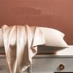 100% Mulberry Silk Pillowcase Bed Pillow for Hair,Skin,and a Restful Night's Sleep,Standard Size,51 x 66cm,Taupe