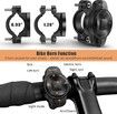 Smart Bike Tail Light with Turn Signals, Brake Light, and Alarm