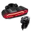 Smart Bike Tail Light with Turn Signals, Brake Light, and Alarm