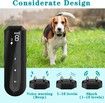 2 Dogs Effective Anti-Bark Dog Shock Collar with Remote Range up to 2600FT large areas for Small Medium Large Dogs 8 to 120lbs