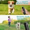 2 Dogs Effective Anti-Bark Dog Shock Collar with Remote Range up to 2600FT large areas for Small Medium Large Dogs 8 to 120lbs