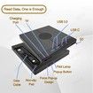 7-in-1 USB 3.0 Type-C External Optical Drive - Read and Write CDs and DVDs on Your Windows, Mac, or PC Laptop