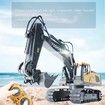 1:20 Remote Control Excavator: 11-Channel Engineering Vehicle Digger Toy