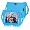 Tech-Savvy 7 inch Kids Tablet with 32GB ROM Android 11.0, Bluetooth, WiFi, GMS, Parental Control, Dual Camera, Shockproof Case, Educational, Games (Blue)