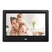 Digital 10-Inch Picture Frame with USB and TF Card Support (Black)