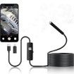 Endoscope Camera with Light for iOS and Android with 5-Meter Semi-Rigid Snake Inspection Perfect for Explore Hidden Spaces