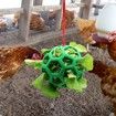 2-Pack Chicken Feeder Balls for Poultry and Large Birds: Fun and Interactive Way to Feed, Reduces Boredom, Durable, Adjustable Height