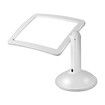 3X LED Magnifying Glass with Light: 360° Rotatable for Seniors, Reading, and Sewing (White)