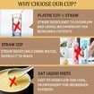 Drinking Aids Convalescent Feeding Cup with Straw for Easy Drinking by Disabled Patients