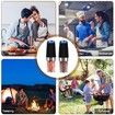 2 Set Automatic Electric Salt and Pepper Grinder with effortless grinding Gravity Activation,Adjustable coarseness for customize the grind to your taste,Blue LED Light,Refillable design