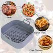 Silicone Air Fryer Non-Stick Pans/Baking Pot/Basket/Tool Tray for Effortless Cooking