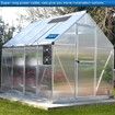 100W Ventilator Solar Powered with 2X12V Fans for RVs Greenhouses Pet Houses Chicken Houses Efficient Ventilation
