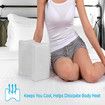 Cooling Gel Memory Foam Knee Pillow for Pregnancy, Spine Alignment- Breathable, Hypoallergenic, and Comfortable with Washable Cover