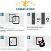 Lockable Pet Door for Screen Doors - Small Size (8.25" Inside) for Dogs and Cats