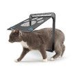 Lockable Pet Door for Screen Doors - Small Size (8.25" Inside) for Dogs and Cats