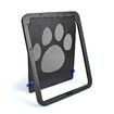 Lockable Pet Door for Screen Doors - Small Size (8.25" Inside) for Dogs and Cats