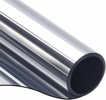 Silver One-Way Mirror Window Film for UV Protection and Privacy - 15.75x157.5 Inches