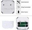 CO Sensor Carbon Monoxide Detector with LED Digital Display, Battery Powered for Reliable CO Gas Monitoring and Alarm