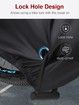 Waterproof Outdoor Bike Cover (Size XL) with Lock hole for added security Protects bike from rain/sun/UV rays/dust/wind,Fits for 29' Electric Bike,Perfect for outdoor storage & transportation