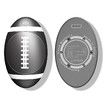 Rechargeable Hand Warmers: 2500mAh Battery, Double-Sided Fast Heating, Portable and Reusable for Outdoor and Indoor Use (Football Shape)