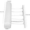 Wall Mounted Telescopic Retractable Clothesline/Drying Rope with 5 Lines - Extendable for Convenient Laundry Drying Indoors and Outdoors