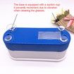 Effortless Cleaning Ultrasonic Jewelry and Denture Eye Glasses Coins Multi-Purpose Cleaner in Vibrant Blue for Sparkling Results