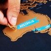 Explore the World: Deluxe Scratch-Off World Map Poster with Journal and Gift Packaging