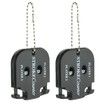 2-Pack Mini Golf Score Counters Convenient Keychain Clickers for Accurate Scorekeeping on the Green