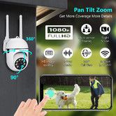 5G WiFi Surveillance Camera with IR Night Vision and Motion Detection-Stay Connected and Secure