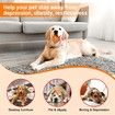 Interactive Dog Toy Ball: Electric and Bouncy with LED Lights for Large Dogs (Orange)