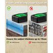 Digital Humidity Tester/Pinless Wood Moisture Sensor Meters/Water Leak Detector-Essential Tool for Detecting Moisture in Lumber,Concrete,Buildings