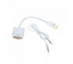 1080P HDMI Male to VGA Female Adapter Cable Video Converter with Audio Output 15cm