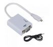 1080P Micro HDMI Male to VGA Female Cable Video Converter Adapter HD Conversion Cable with Audio Output