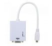 1080P Micro HDMI Male to VGA Female Cable Video Converter Adapter HD Conversion Cable with Audio Output