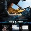 Wireless CarPlay Dongle and Android Auto Adapter for Wired Systems - Plug and Play Entertainment with YouTube, Netflix, and Screen Mirroring