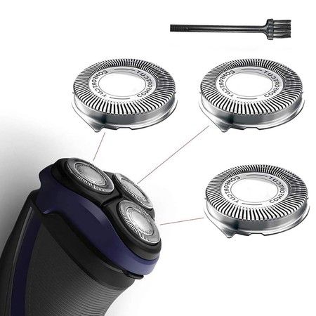 3-pack SH30 Replacement Shaver Heads for Philips Norelco 1000,2000,3000,S738 series,Precision blades deliver a close and comfortable shave