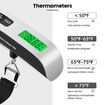 Digital Luggage Scale: 110lbs Hanging Scale with Backlit LCD and Strong Straps for Travelers